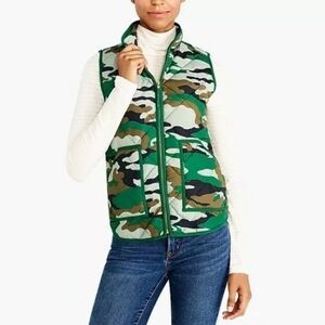 J. Crew Mercantile Excursion Printed Quilted Puffer Vest